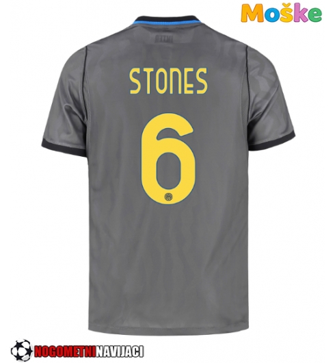 Moške Nogometnih dresov Inter Milan John Stones #6 Tretji 2026-27 Kratki rokavi Moške Nogometnih dresov Inter Milan John Stones #6 Tretji 2026-27 Kratki rokavi